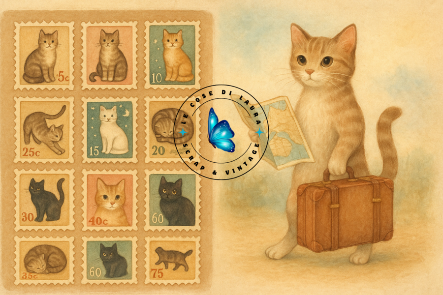 Cats World - Collezione digitale per Junk Journal