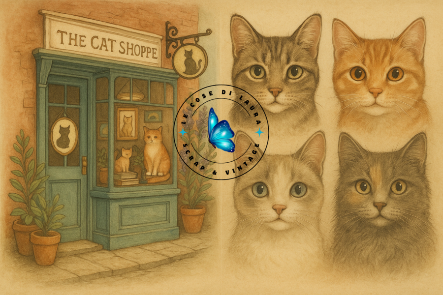 Cats World - Collezione digitale per Junk Journal