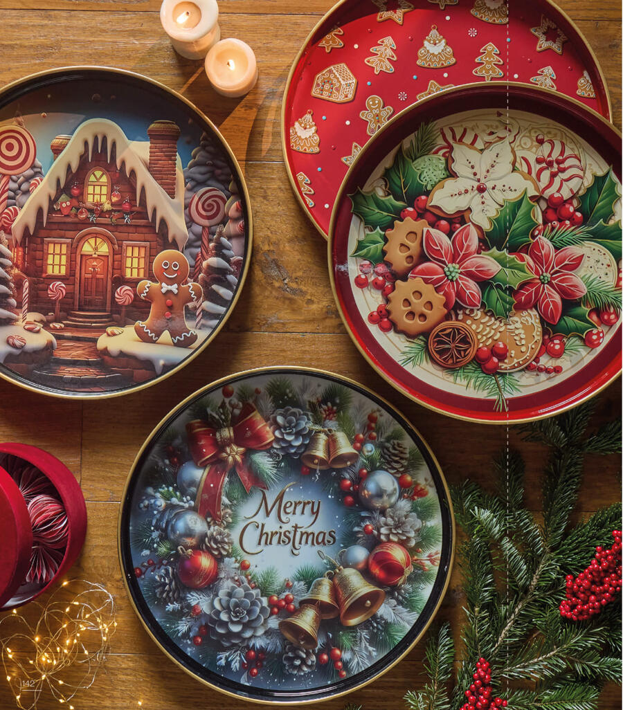 Tognana - Natale 2025 - Vassoio Tondo Gingerbread