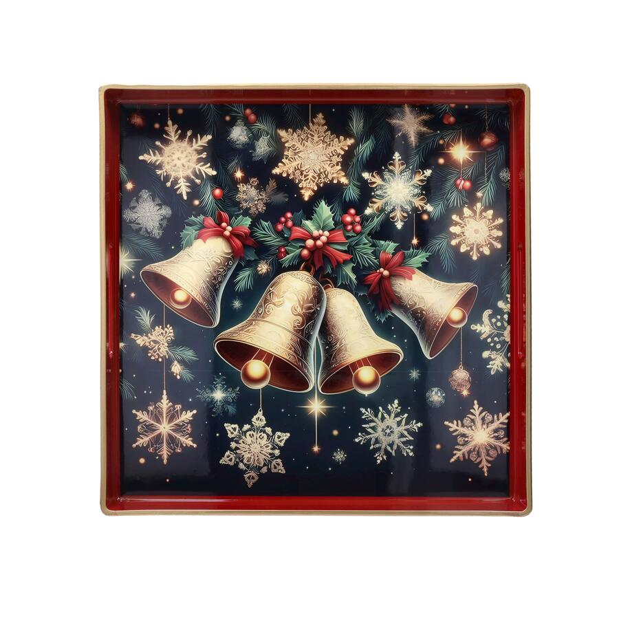 Tognana - Natale 2025 - Vassoio Quadrato Campane
