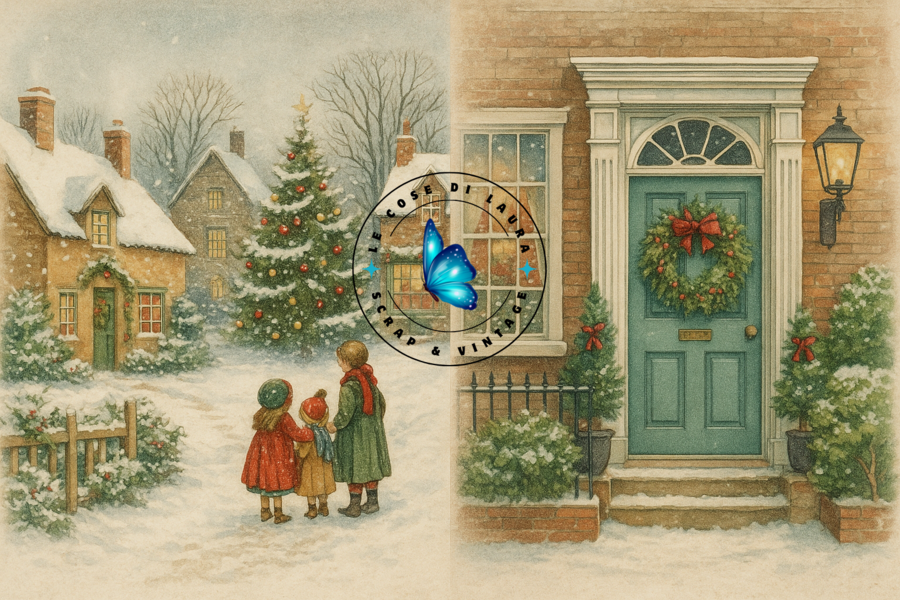 Vintage Christmas - Collezione digitale per Junk Journal