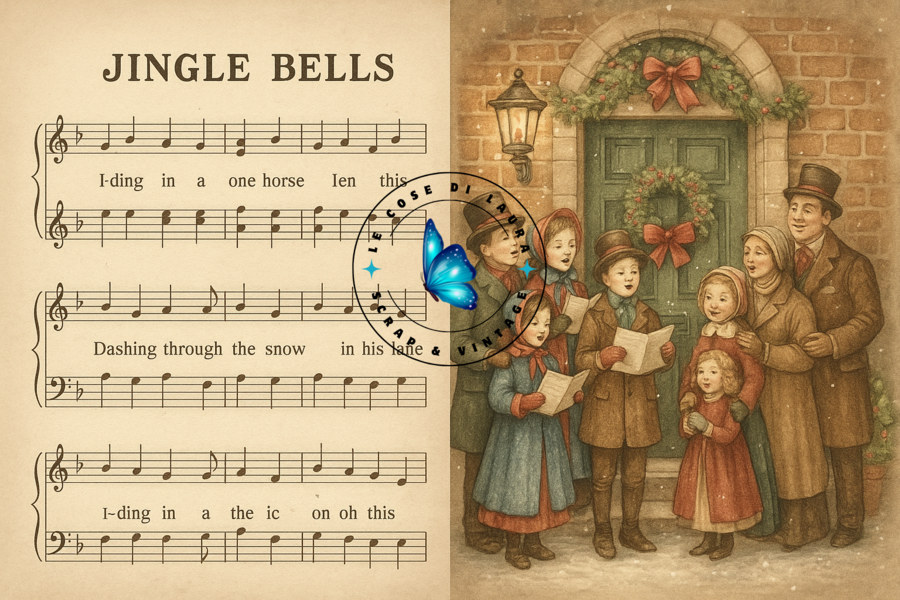 Vintage Christmas - Collezione digitale per Junk Journal
