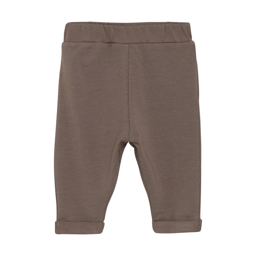 Pantaloni sweat in Bamboo French Terry, colore Coffee Quartz 