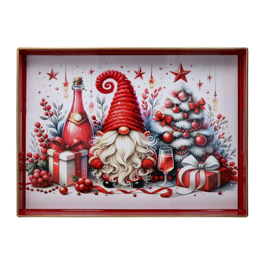 Tognana - Natale 2025 - Vassoio Rettangolare Gnomo