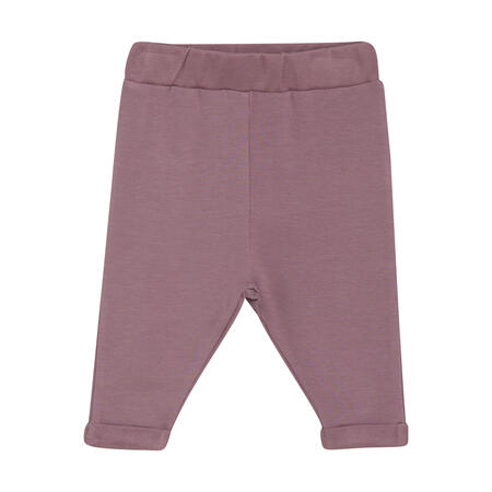 Pantaloni sweat in Bamboo French Terry, colore Wistful Mauve