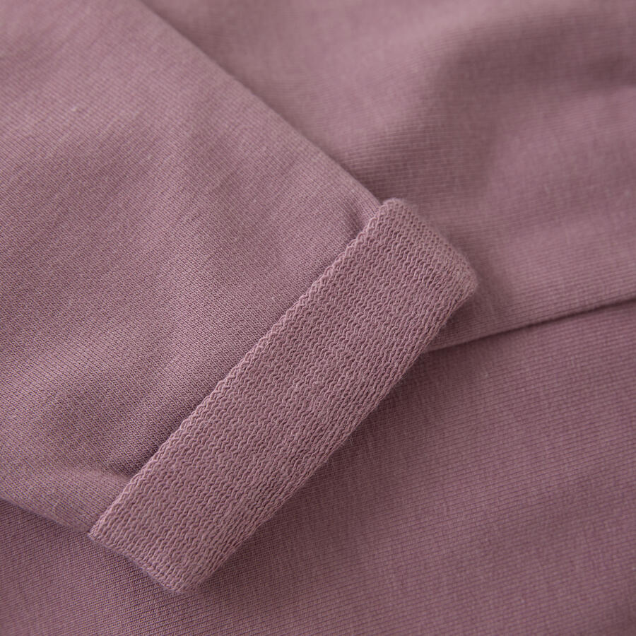 Pantaloni sweat in Bamboo French Terry, colore Wistful Mauve
