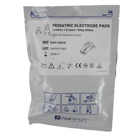 Elettrodi Pediatrici per defibrillatore Saver One e Geo Saver