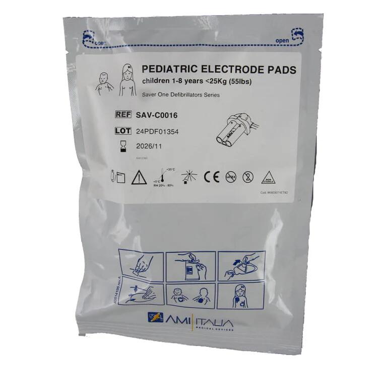 Elettrodi Pediatrici per defibrillatore Saver One e Geo Saver
