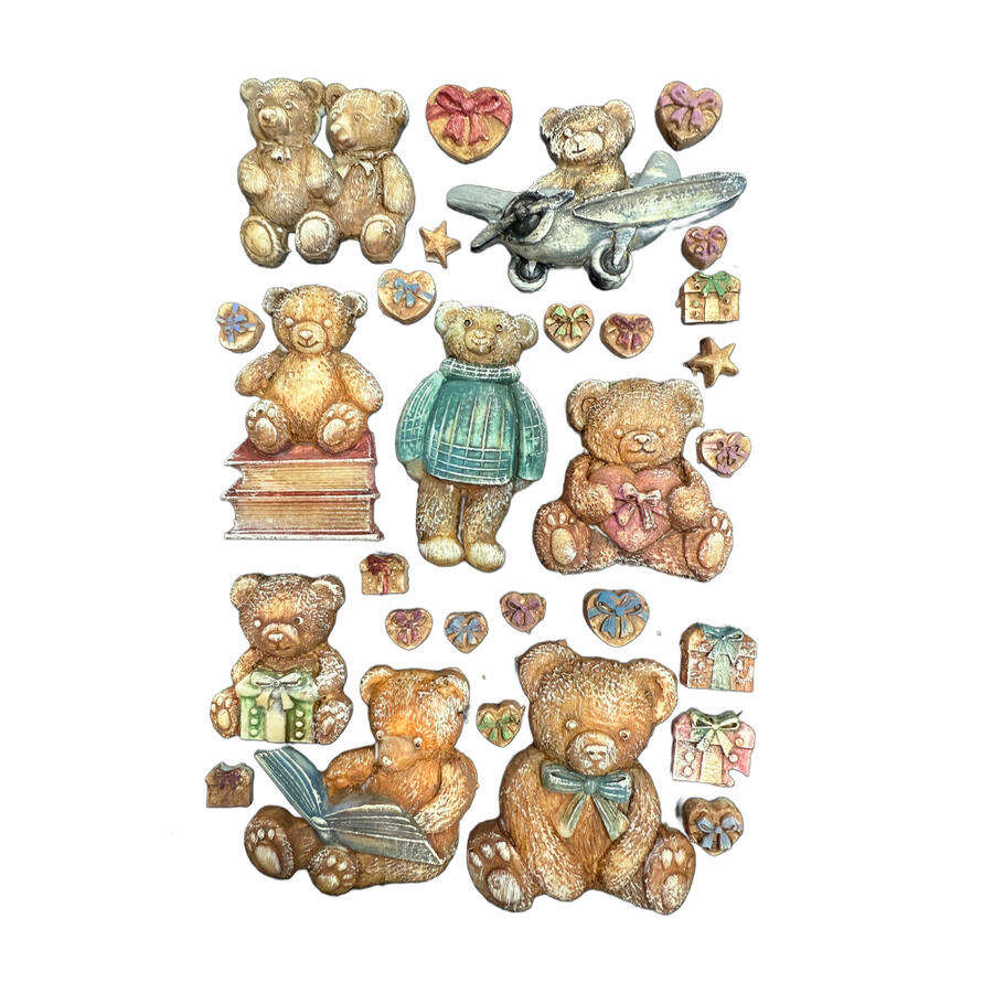 Stampo in silicone A5 The Owl's House Teddy Bears