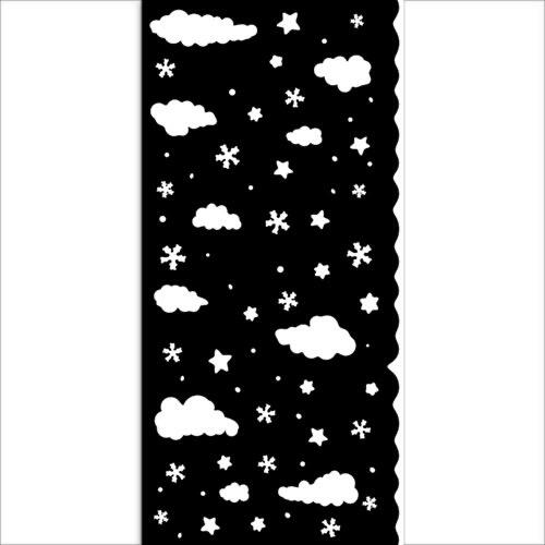Stencil spesso 12 x 25 cm Candy Christmas Nuvolette