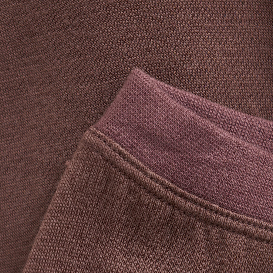 Pantaloni Harem comodi e morbidi Lana merino/Bamboo Marron