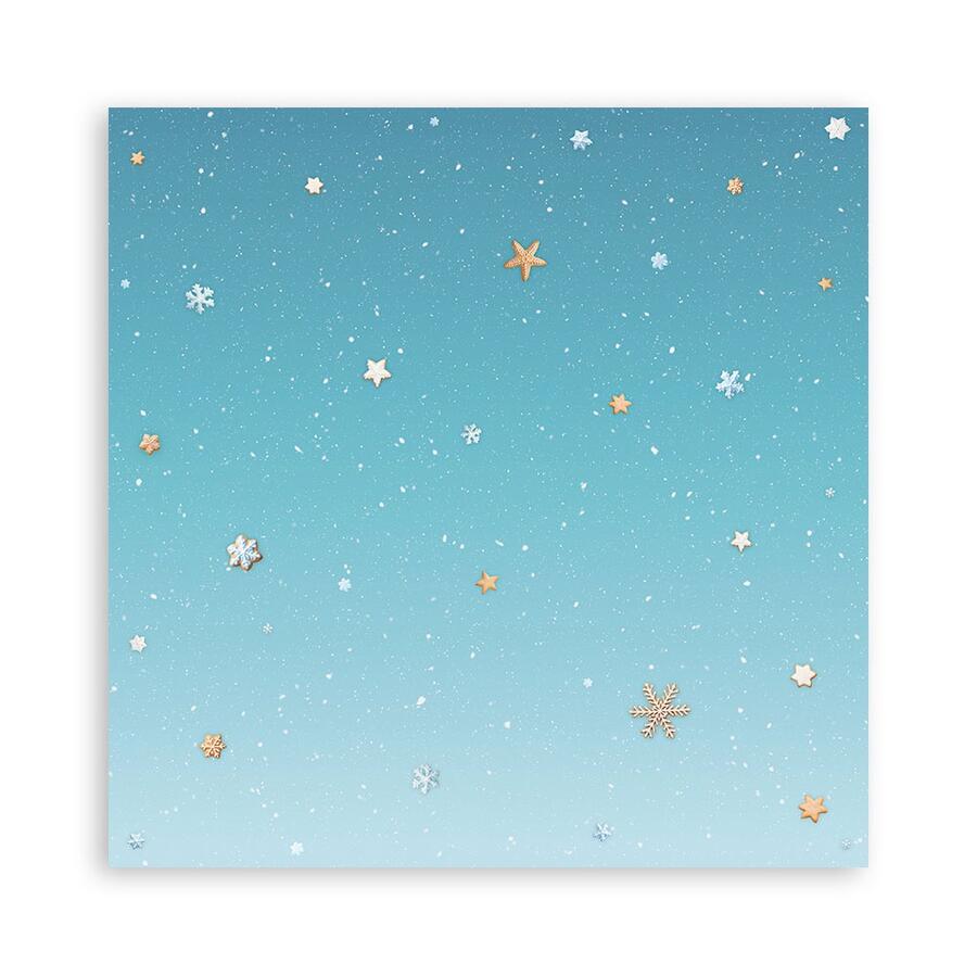 Blocco 22 fogli 30,5 x 30,5 Single face Candy Christmas