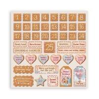 Blocco 22 fogli 30,5 x 30,5 Single face Candy Christmas