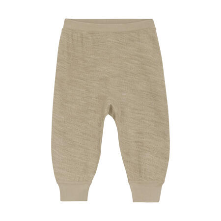 Pantaloni Harem comodi e morbidi Lana merino/Bamboo Savannah Tan