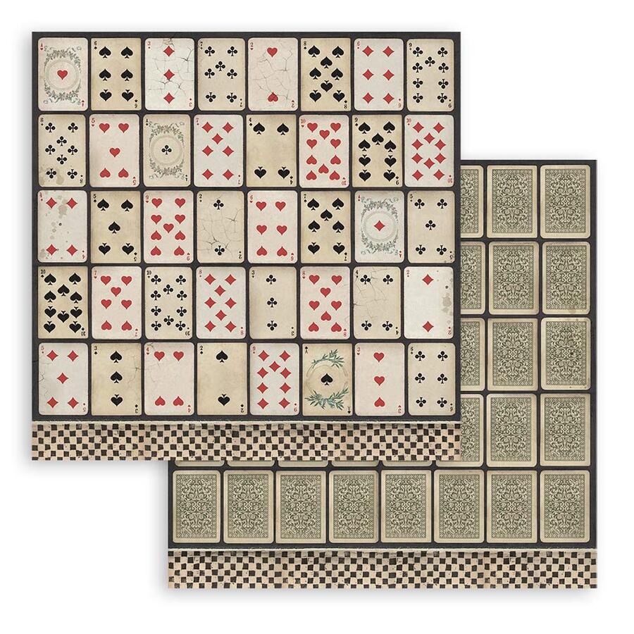 Blocco 10 fogli 30,5 x 30,5 double face Alice