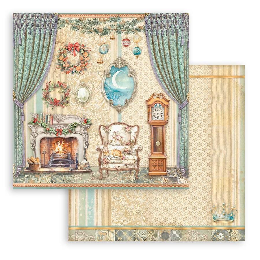 Blocco 10 fogli 20,3 x 20,3 Double Face The Nutcracker