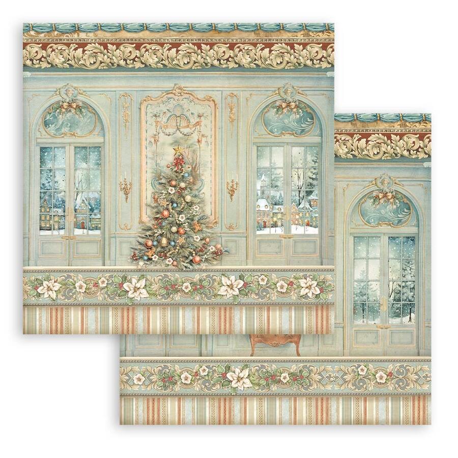 Blocco 10 fogli 20,3 x 20,3 Double Face The Nutcracker