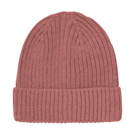 Berretto a Maglia CeLaVi in Lana e Cotone – Morbidezza Naturale per l’Inverno - Brick Dust