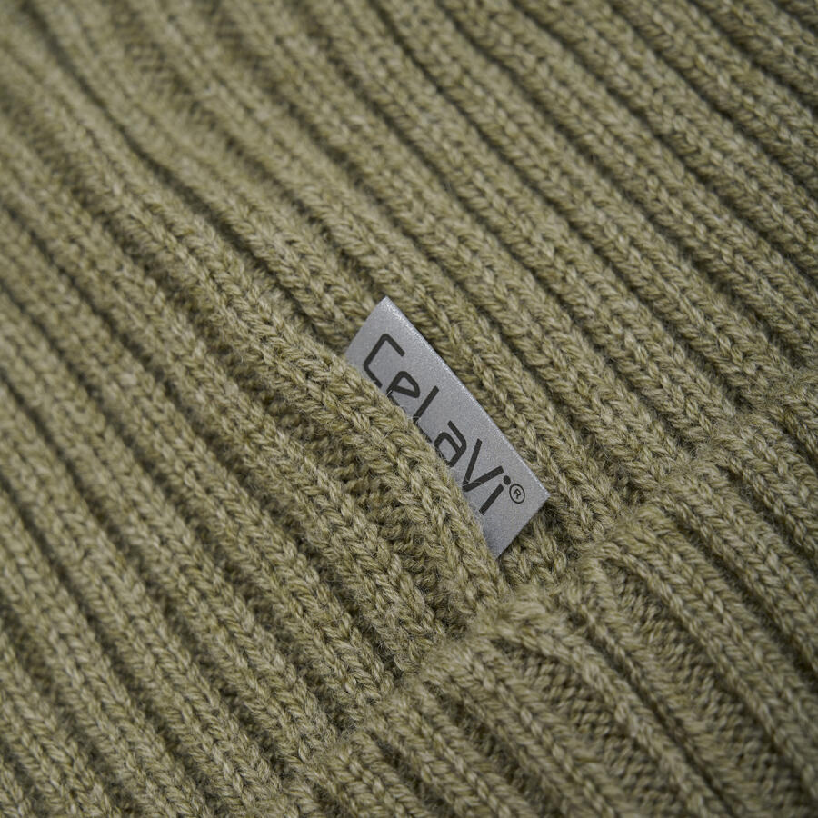 Berretto a Maglia CeLaVi in Lana e Cotone – Morbidezza Naturale per l’Inverno - Overland Trek