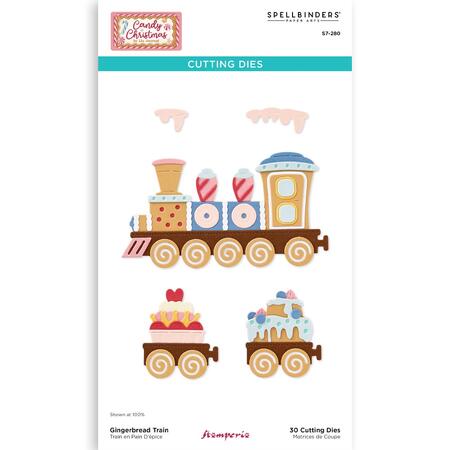 Cutting Dies Gingerbread Train