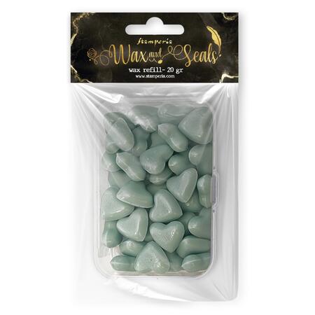 Ricarica cera gr 20 cuori - Pastel Blue