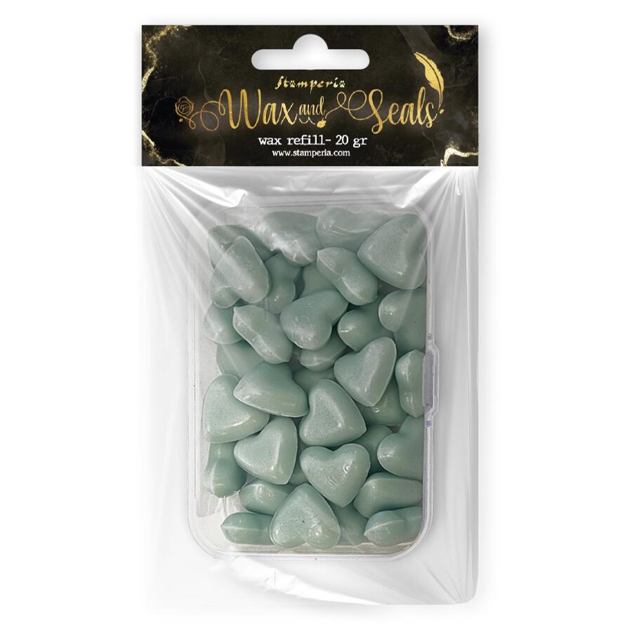 Ricarica cera gr 20 cuori - Pastel Blue