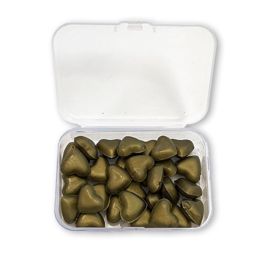 Ricarica cera gr 20 cuori - Old Gold