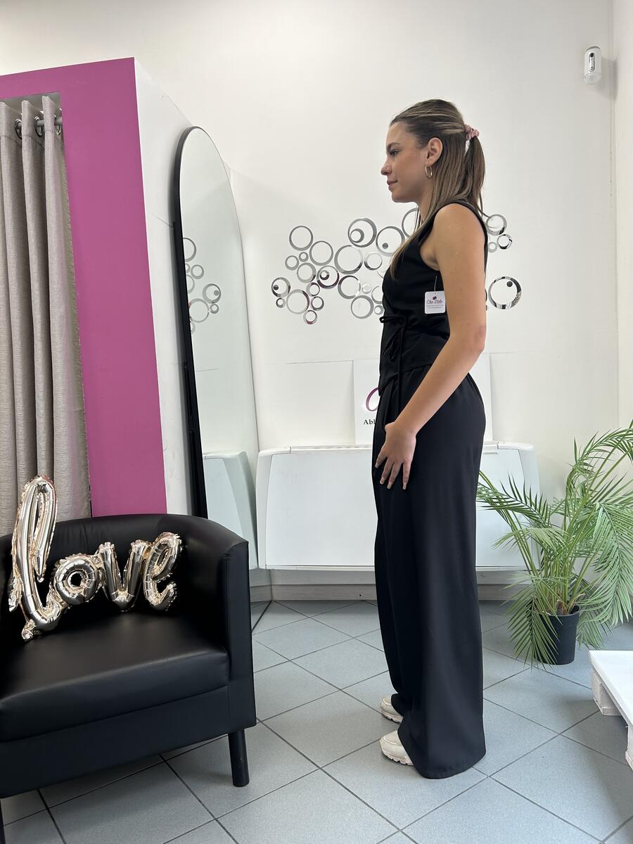 NOVITÀ Completo gilèt e pantalone palazzo