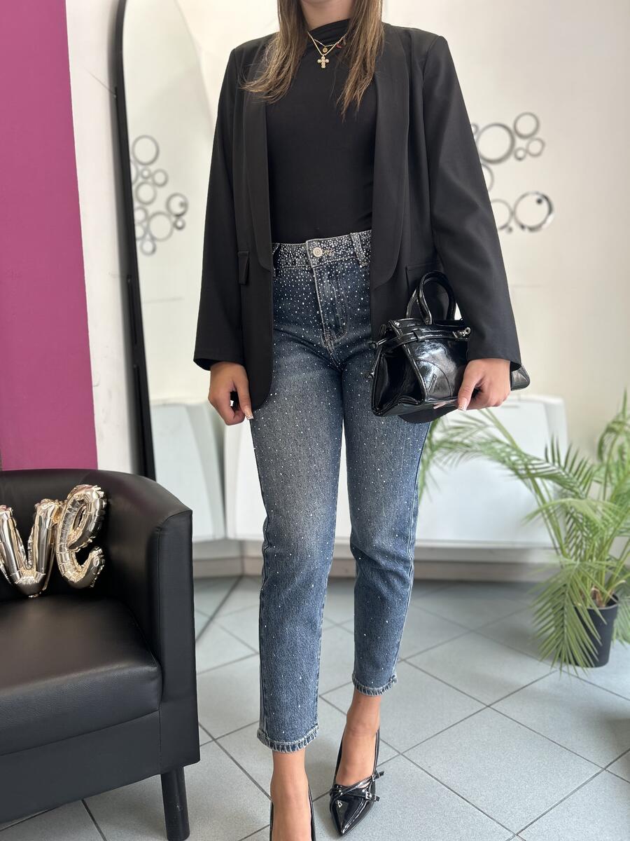 NOVITÀ Jeans mom fit brillantinato