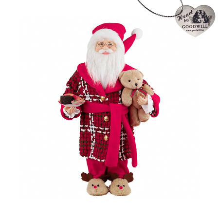 Goodwill - Natale 2025 - Decorazione Babbo Natale Coccole e biscotti 46 cm