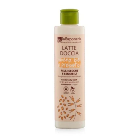 La Saponaria - Latte doccia Avena bio e probiotici