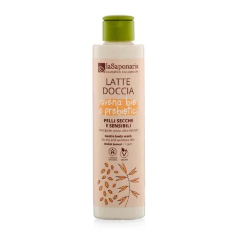 La Saponaria - Latte doccia Avena bio e probiotici