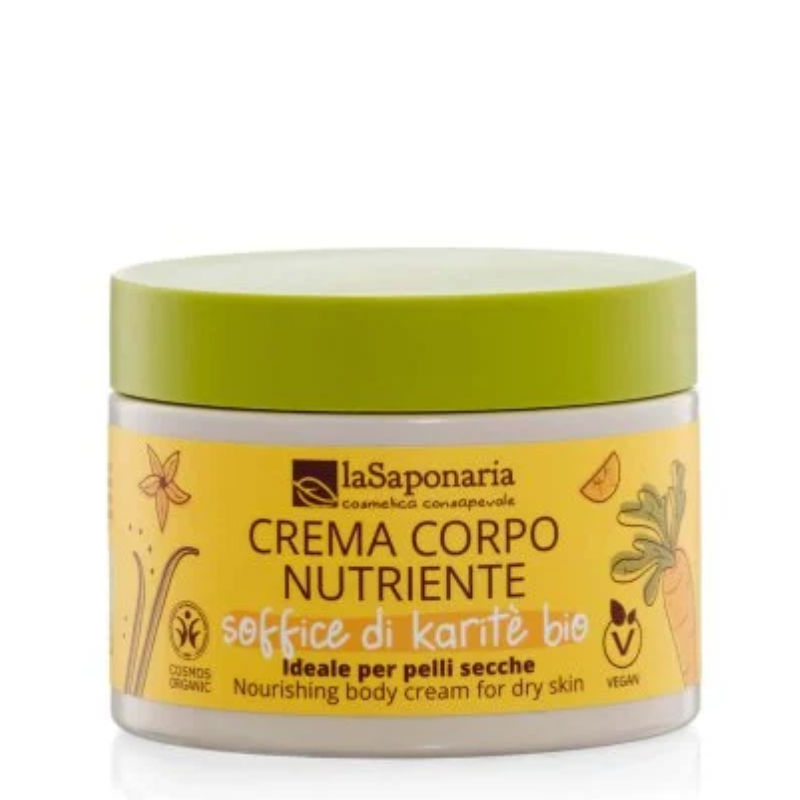 La Saponaria - Crema corpo nutriente Soffice di karitè bio