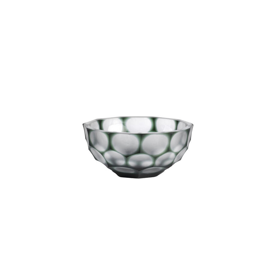 Onlylux - Coppetta “Geode” Verde –  ø 15 cm 