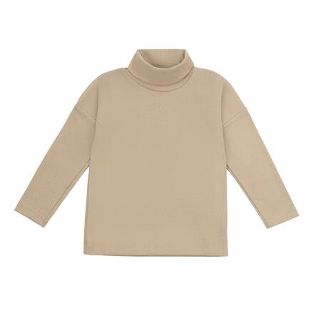 Maglietta a Collo Alto Bambino – Cotone Biologico GOTS | Comfort & Stile Naturale - Savana