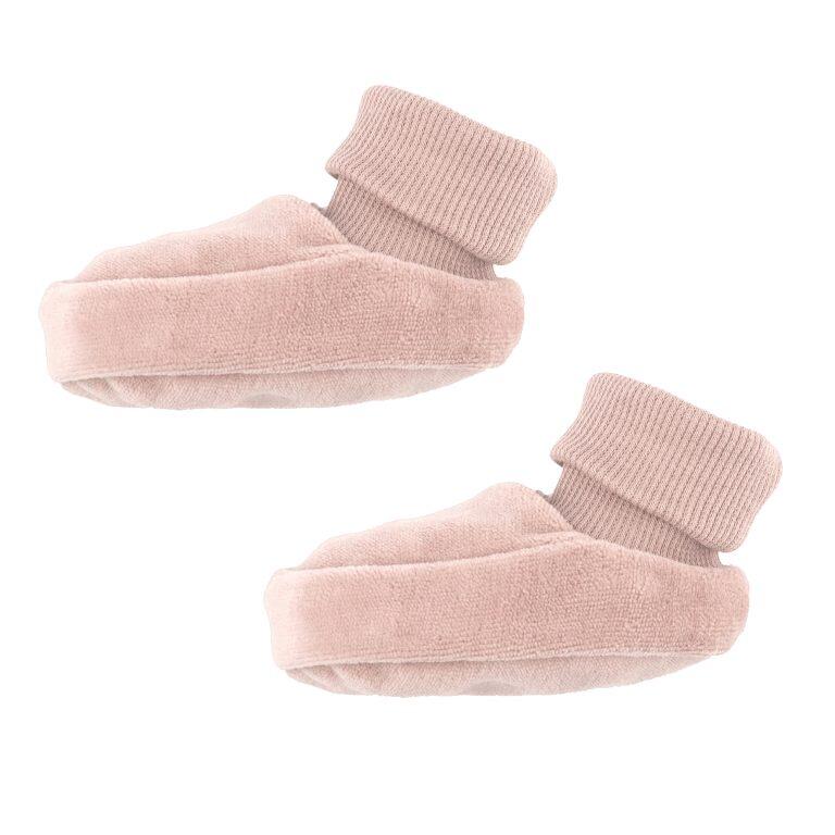 Stivaletti in velluto biologico – Blush pallido