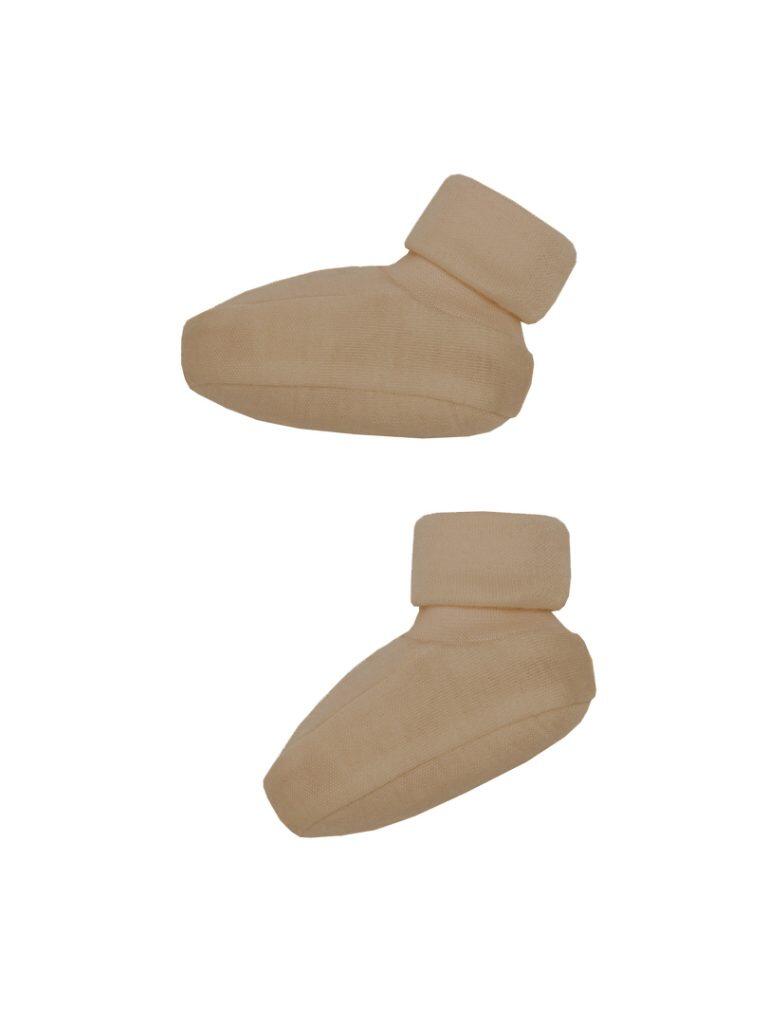 Scarpine in Lana Merino e Seta – Morbidezza Naturale per Neonati