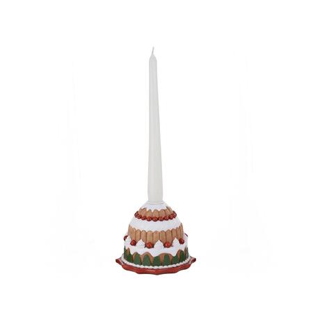 Goodwill - Natale 2025 -Portacandela Natalizio a Forma di Dolce – Marrone – 13 cm Decoro 2