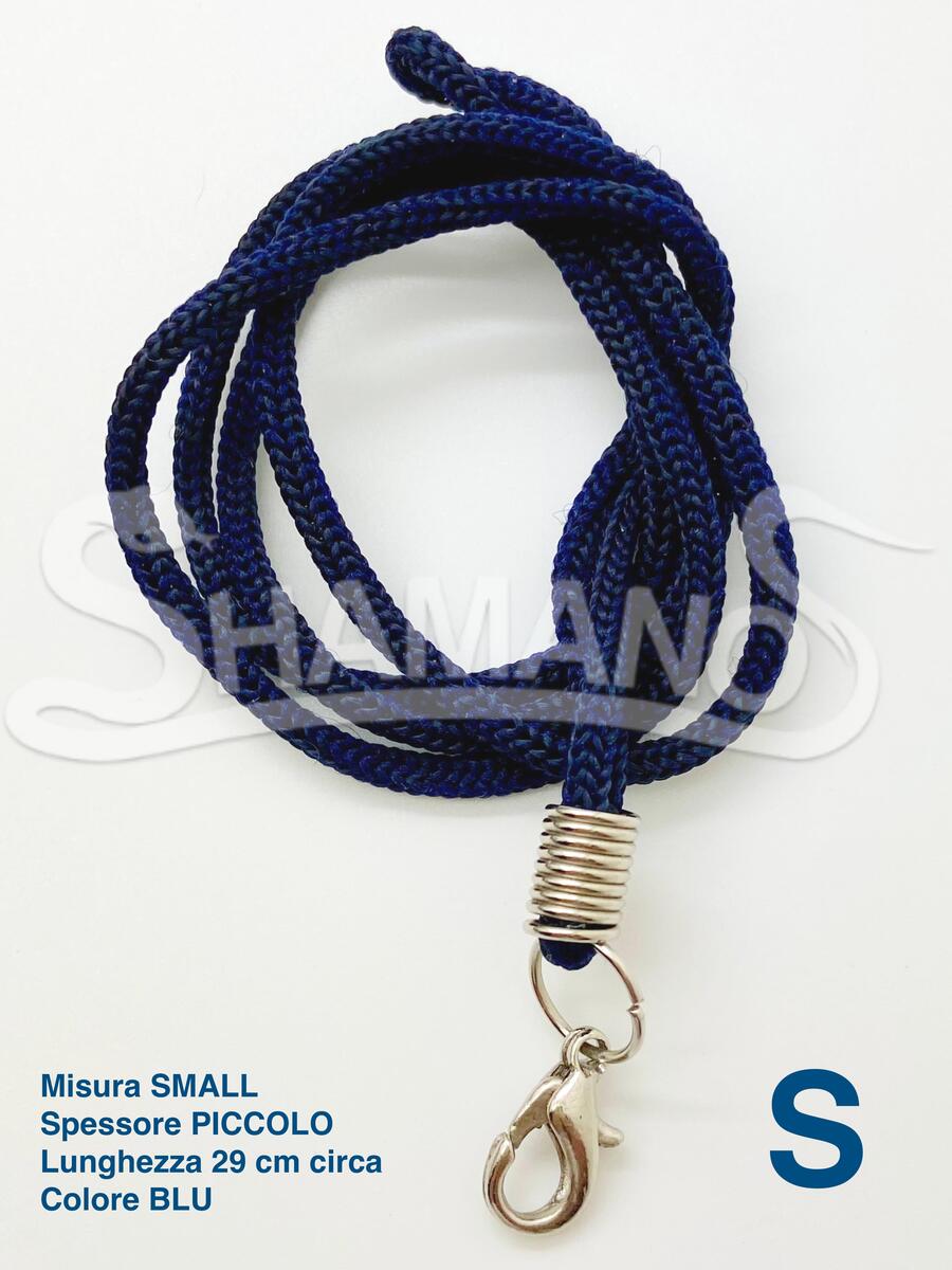 COLLANA per AMULETI - Misura S, Colore BLU
