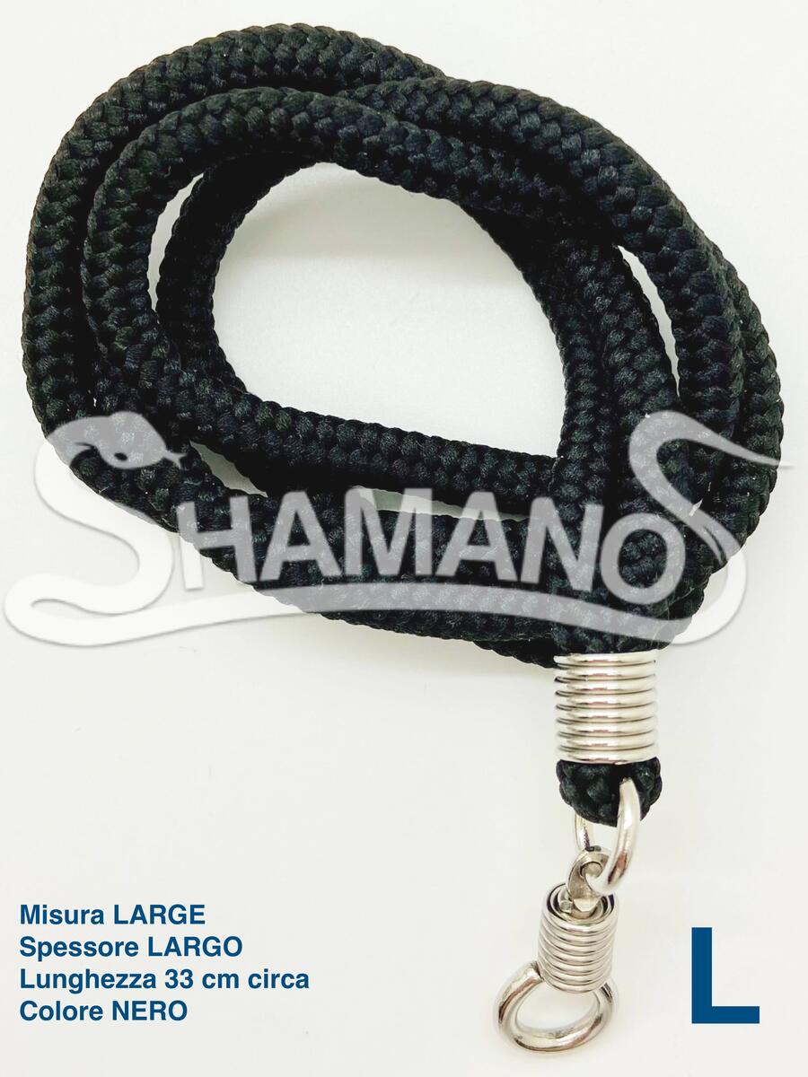 COLLANA per AMULETI - Misura L, Colore NERO