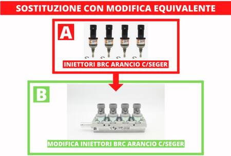 Copia di INIETTORE EQUIVALENTI BRC ARANCIO C/SEGER