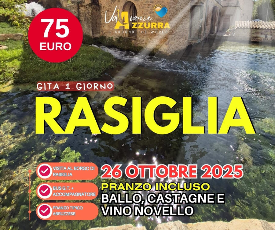 26 OTTOBRE 2025 RASIGLIA E LA CASTAGNATA