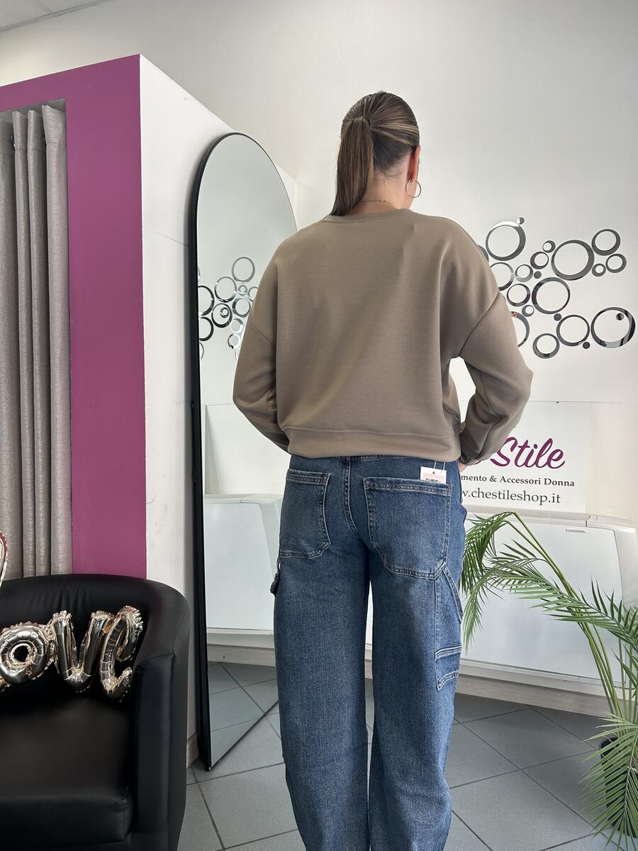 NOVITÀ Felpa basic girocollo