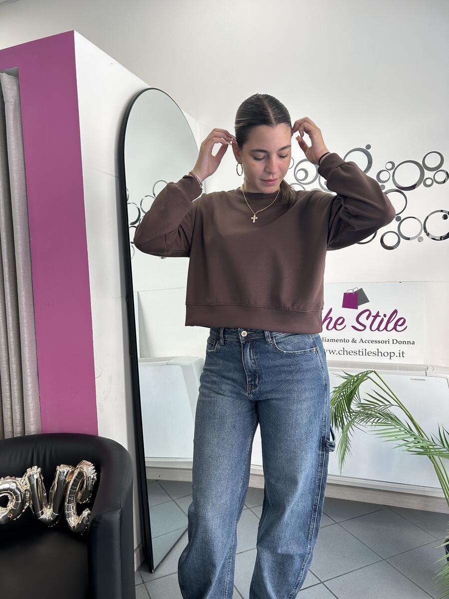NOVITÀ Felpa basic girocollo