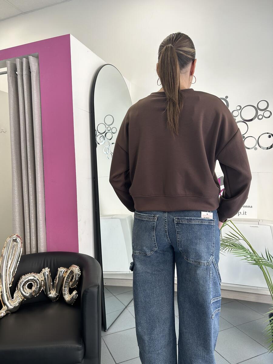 NOVITÀ Felpa basic girocollo