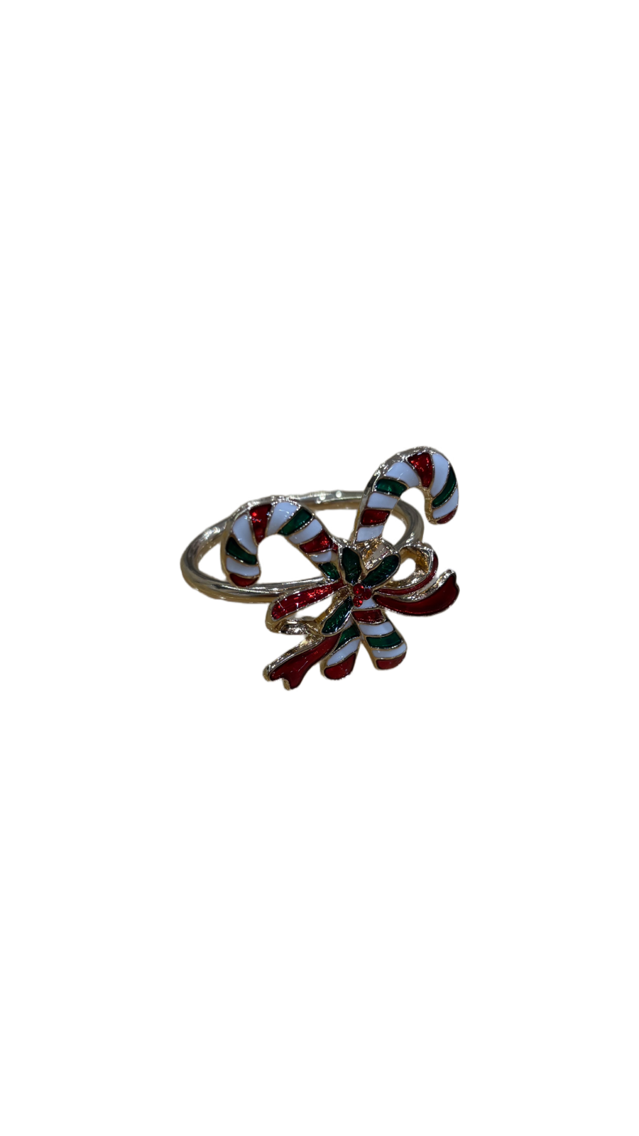 Fade - Natale 2025 - Set 6 Legatovaglioli Natalizi “Candy” – Metallo