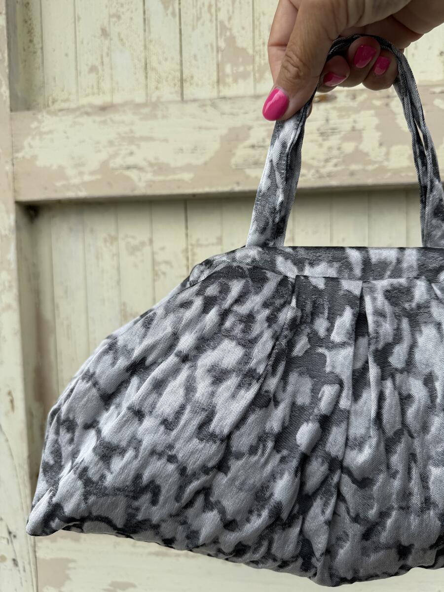 Soft bag maculata grigia 