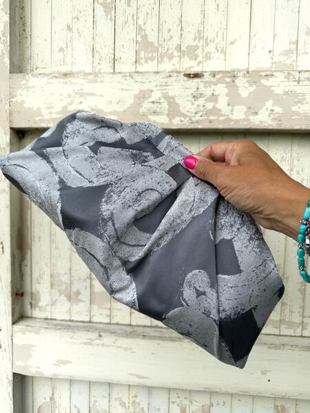 Soft bag stampa grigia 