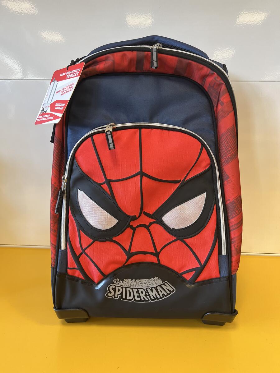 Zaino Trolley Spiderman 46.5 x 23cm - Panini - 59821