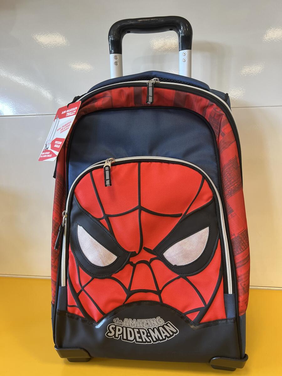 Zaino Trolley Spiderman 46.5 x 23cm - Panini - 59821